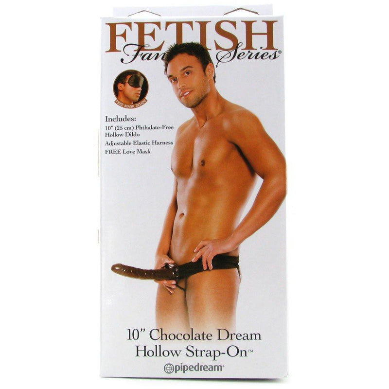 Boxed packaging for 10 inch hollow strap on