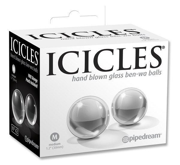 ICICLES Hand Blown Glass Ben-Wa Balls - Dildos