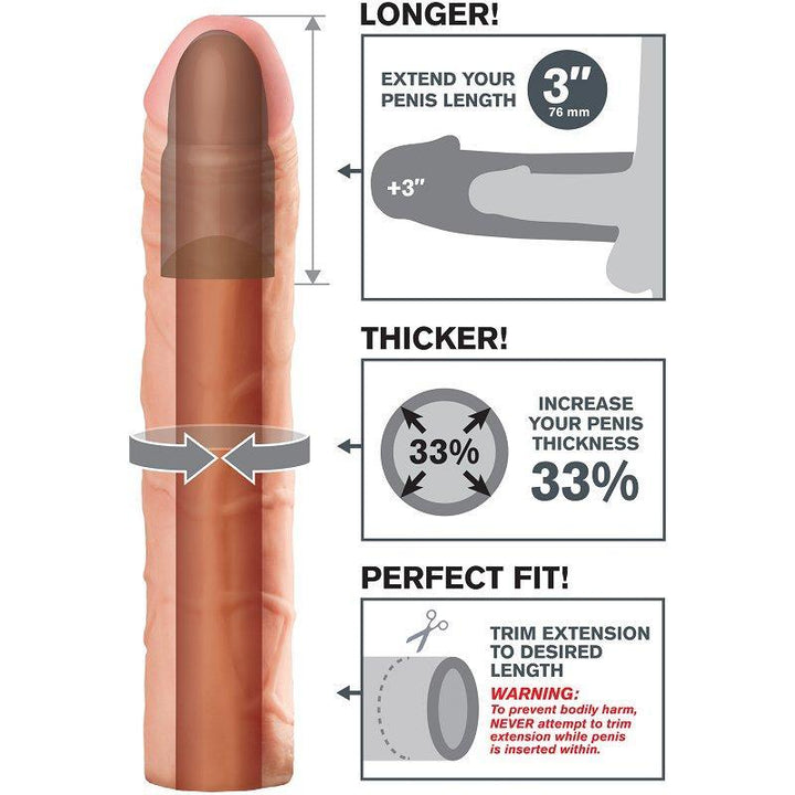 X-tra Girth Extender - 33% Increase in Girth!  - Male Sex Toys