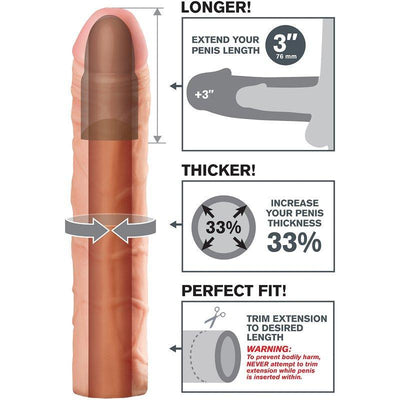 X-tra Girth Extender - 33% Increase in Girth!  - Male Sex Toys
