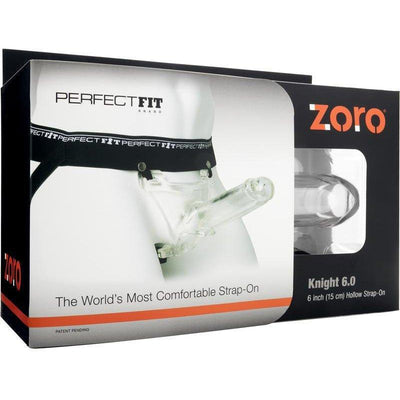 Zoro Knight Soft Clear Hollow Strap-On - Male Sex Toys