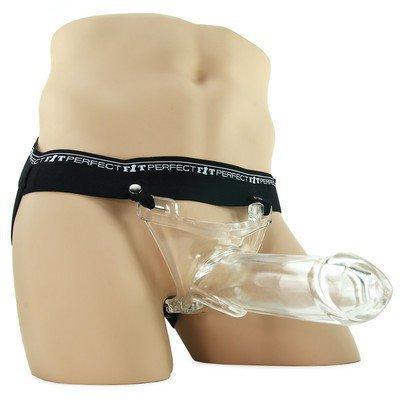 Zoro Knight Soft Clear Hollow Strap-On - Male Sex Toys