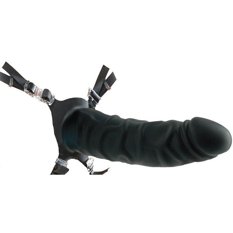 7 Inch Silicone Hollow Strap-On - Male Sex Toys