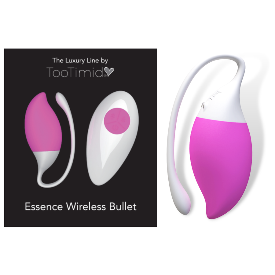 Image of the vibrator next to its product packaging.