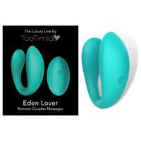 Image of the vibrator next to its product packaging.