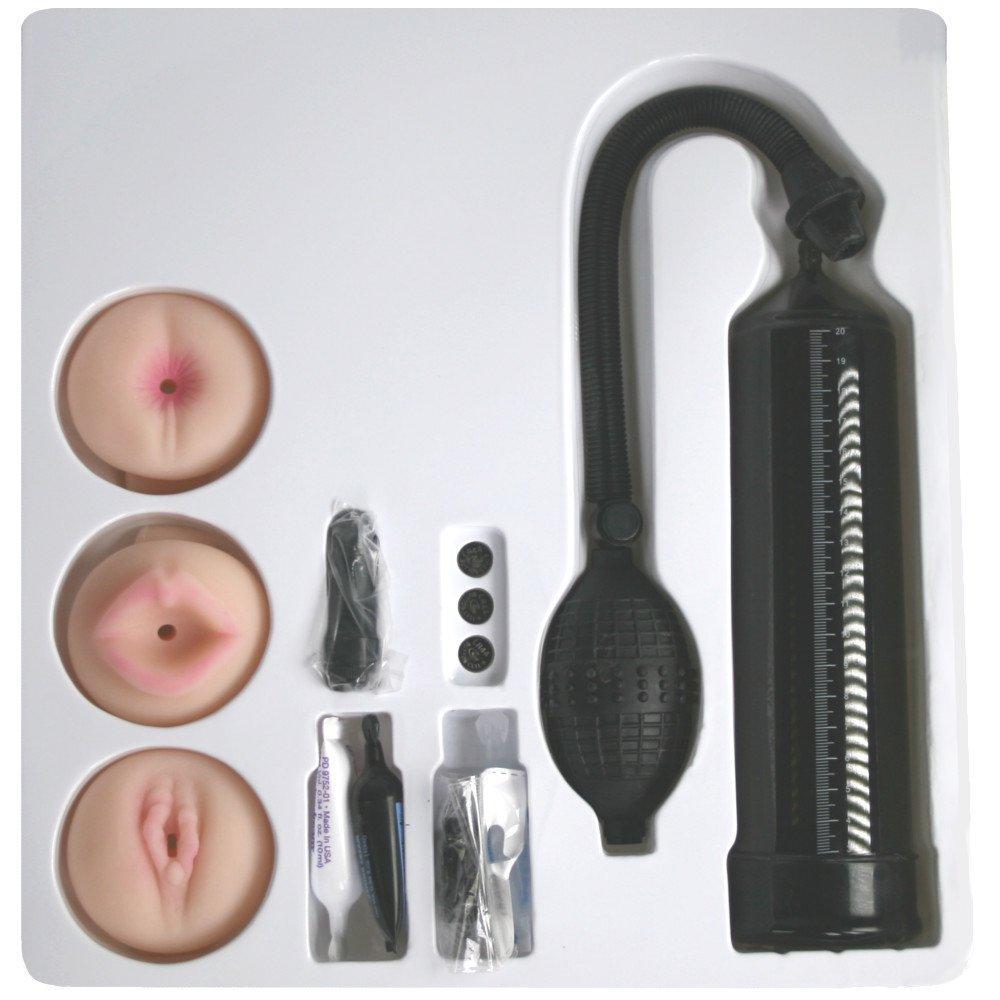 Pump Worx Travel Trio Set With Waterproof Bullet - Male Sex Toys