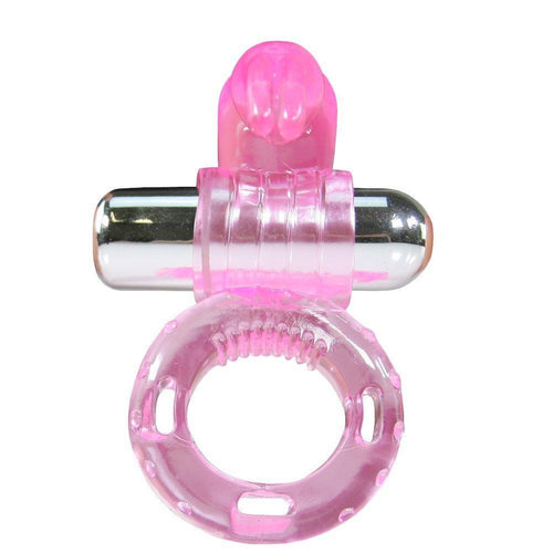 The Tickling Rabbit C-Ring from Pink B.O.B. - Male Sex Toys