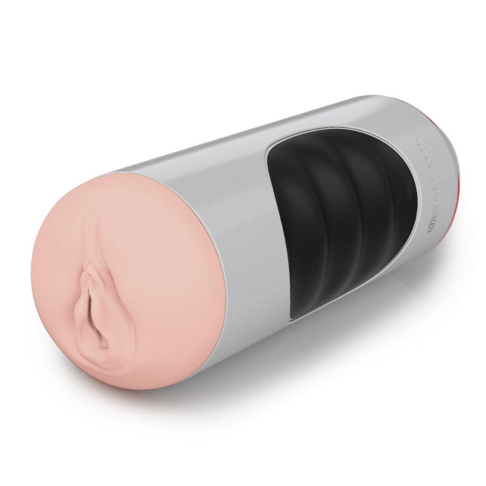 Mega Grip Vibrating Pussy Stroker - Male Sex Toys