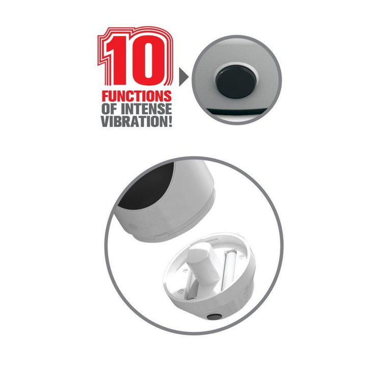 10 Pulsating & Vibrating Functions! - Male Sex Toys