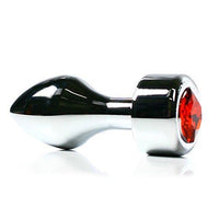 Red Diamond Metal Plug - Anal Toys