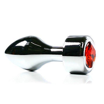 Red Diamond Metal Plug - Anal Toys