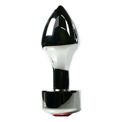 Red Diamond Metal Plug - Anal Toys