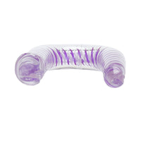 Another close up image of the dong. This dual-sided toy is soft, flexible, and is fun to use! Try this dual stimulating dildo out today!
