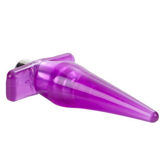 Vibrating Butt Plug - Purple - Anal Toys