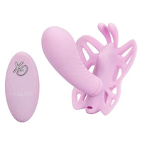 Pink Butterfly Shaped Vibrator With Remote Control