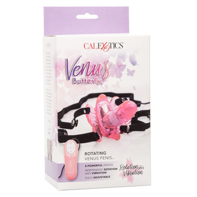 Rotating Butterfly Venus Penis Hands-Free Clitoral Stimulator - Vibrators