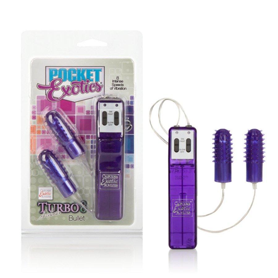 Turbo Accelerator Double Bullets | Textured Dual Vibrator TooTimid.com Turbo Accelerator Double Bullets | Textured Dual Vibrator TooTimid.com