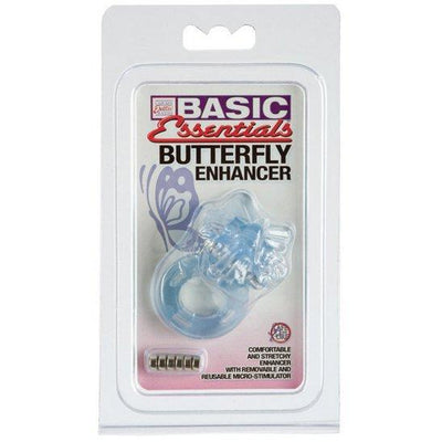 Butterfly Vibrating Cock Ring Enhancer - Male Sex Toys