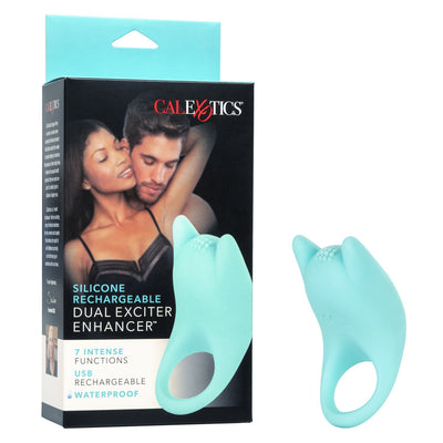 Silicone Dual Enhancer - Rechargeable Couples Cock Ring! - Male Sex Toys