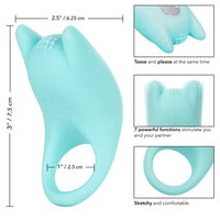 Silicone Dual Enhancer - Rechargeable Couples Cock Ring! - Male Sex Toys