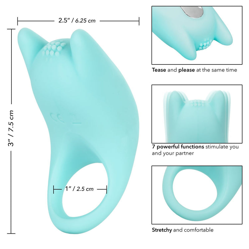 Silicone Dual Enhancer - Rechargeable Couples Cock Ring! - Male Sex Toys