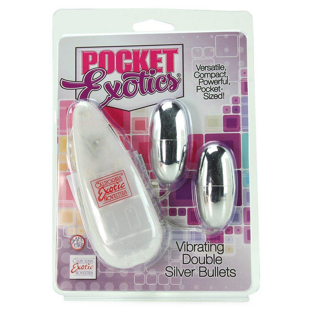 Double Silver Bullets | Dual Multi-Speed Vibrator TooTimid.com Double Silver Bullets | Dual Multi-Speed Vibrator TooTimid.com