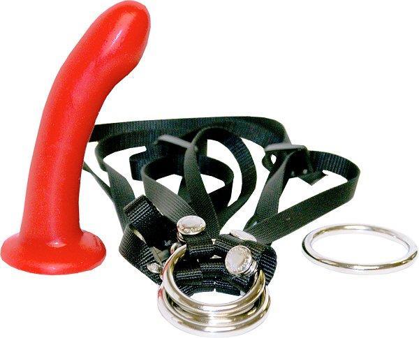 Menage A Trois Double Penetration Harness & Dildo Set - Dildos
