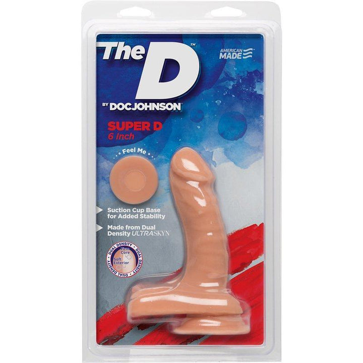 Dual Density Ultraskin Realistic Dildo Shown In Original Packaging
