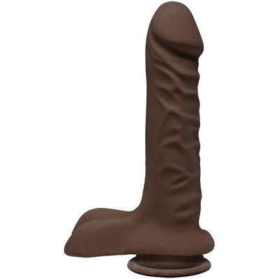 8 Inch The D Super D Dual Density Ultraskin Realistic Dong - Dildos