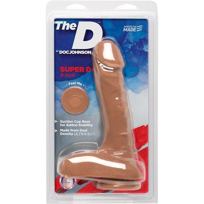 9 Inch The D Super D Dual Density Ultraskin Realistic Dong - Dildos