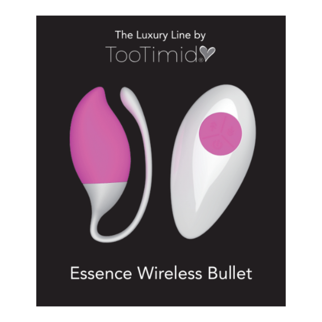 Essence Wireless Bullet Vibrator | Body-Safe Silicone, 8 Vibrating Functions, 100% Waterproof, Magnetic USB Rechargeable