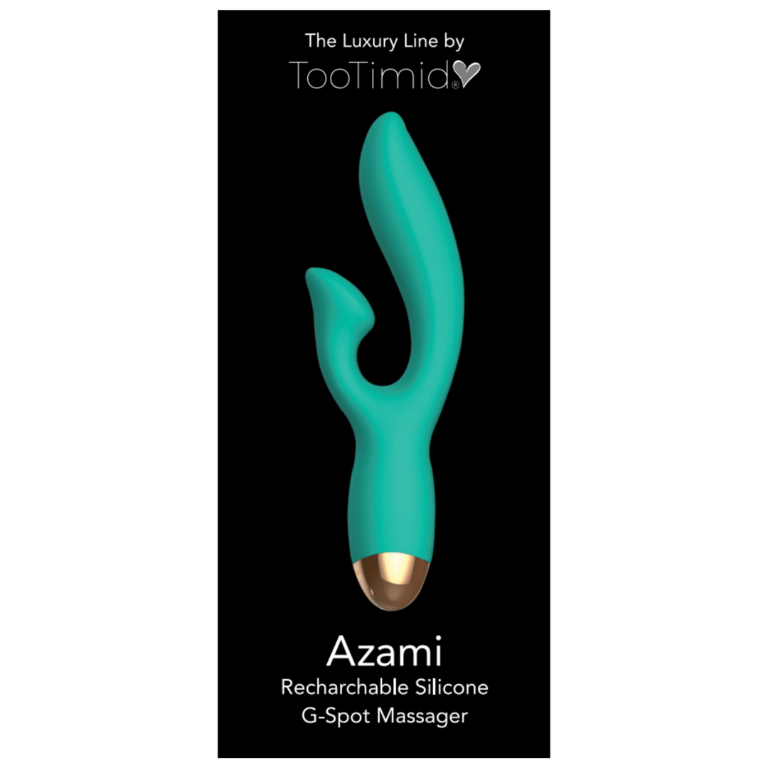 Azami Powerful Silicone Vibrating Clit and G-Spot Massager | Dual Action