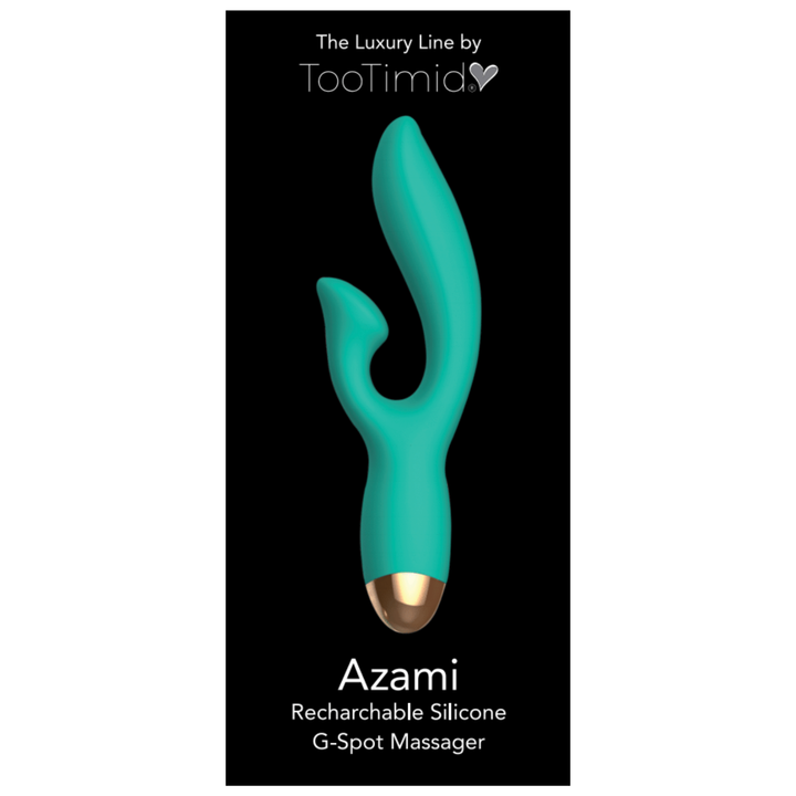 Azami Powerful Silicone Vibrating Clit and G-Spot Massager | Dual Action