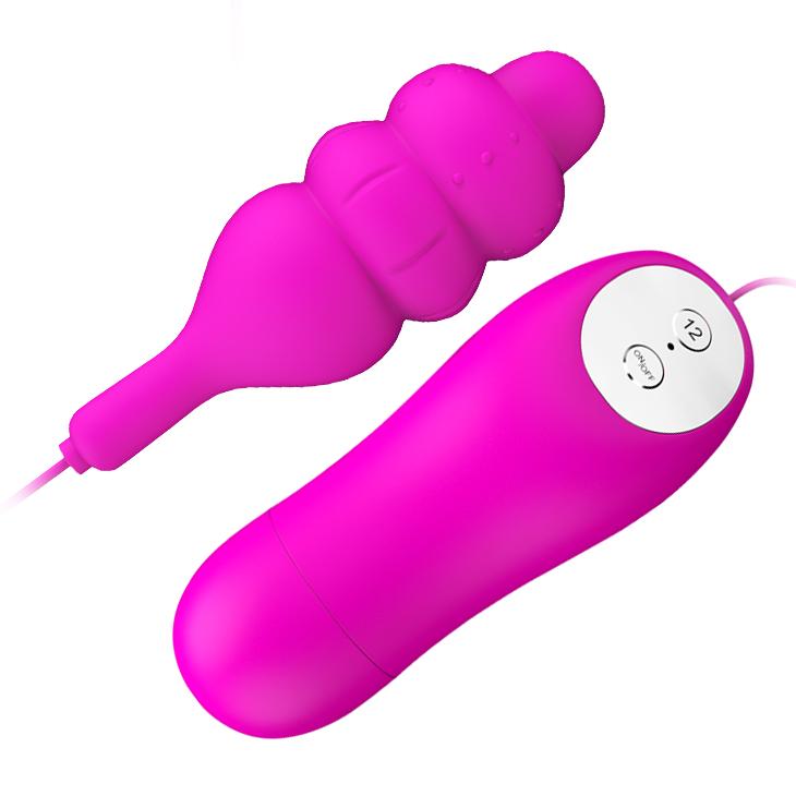 a diagonal photo of the vibrating bullet and the wired 12 function remote