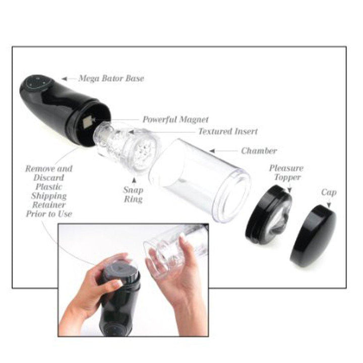 Extreme Mega Bator Rechargeable Hands-Free Stroker - Male Sex Toys