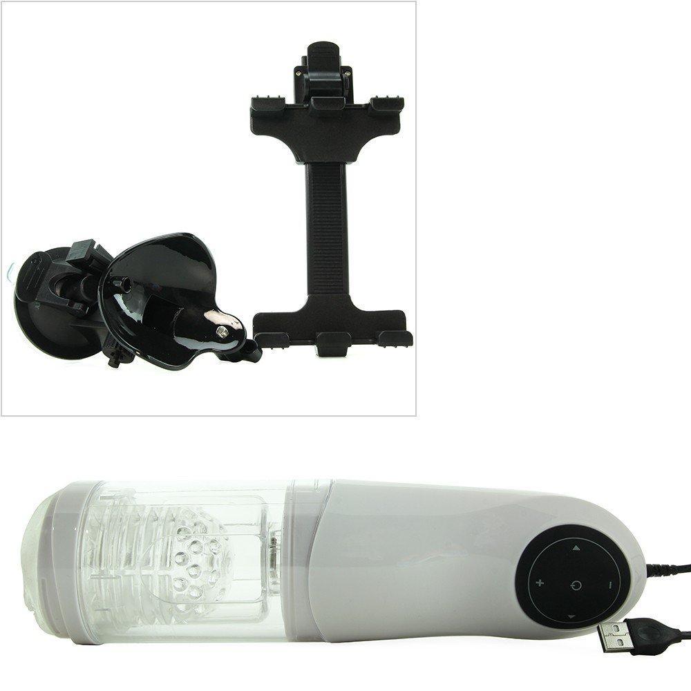 Extreme Mega Bator Rechargeable Hands-Free Stroker - Male Sex Toys