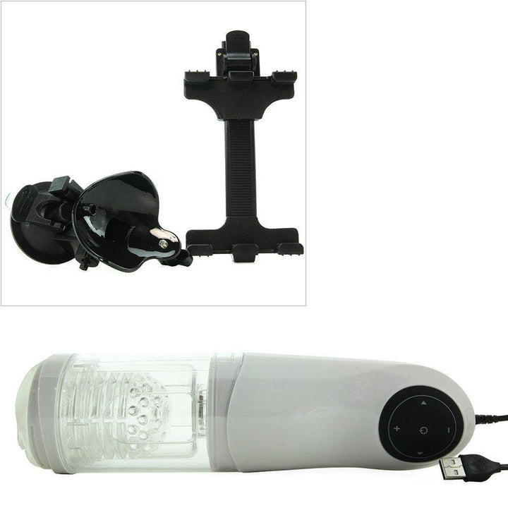 Extreme Mega Bator Rechargeable Hands-Free Stroker - Male Sex Toys