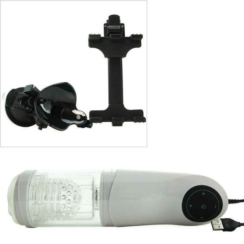 Extreme Mega Bator Rechargeable Hands-Free Stroker - Male Sex Toys